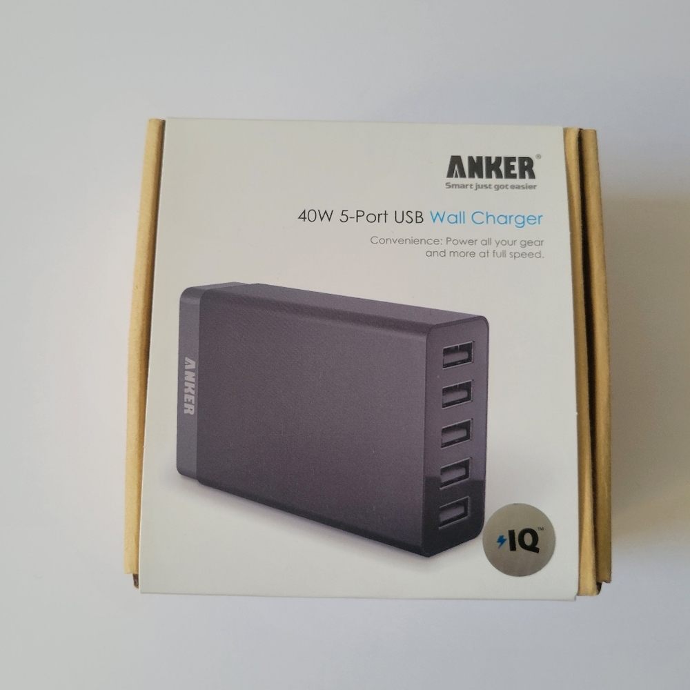 Anker 40W 5 Port USB Wall Charger